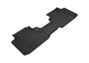 Volkswagen Atlas Floor Mat - Rear - 3D MAXpider - Kagu - Black - `18-`19 Volkswagen Atlas Floor Mat - Rear - 3D MAXpider - Kagu - Black - `18-`19